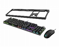 Kit De Teclado Y Mouse Msi Forge Gk320 Combo, Alambrico, Usb 2.0, 1.8m, Ingles, Negro